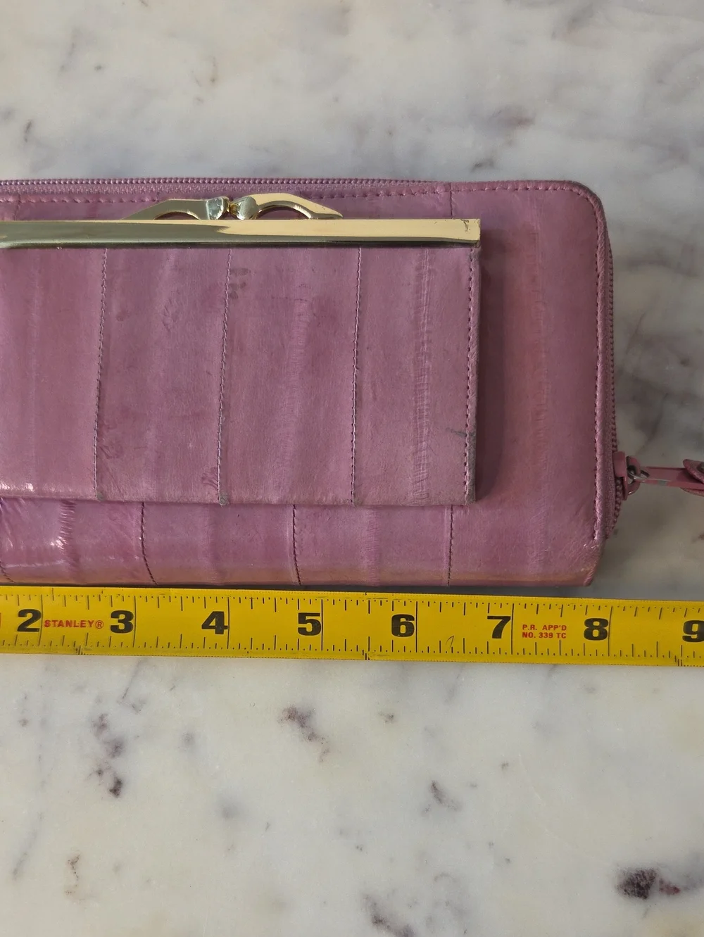 E Skin Pink Women's Zip Wallet Clutch